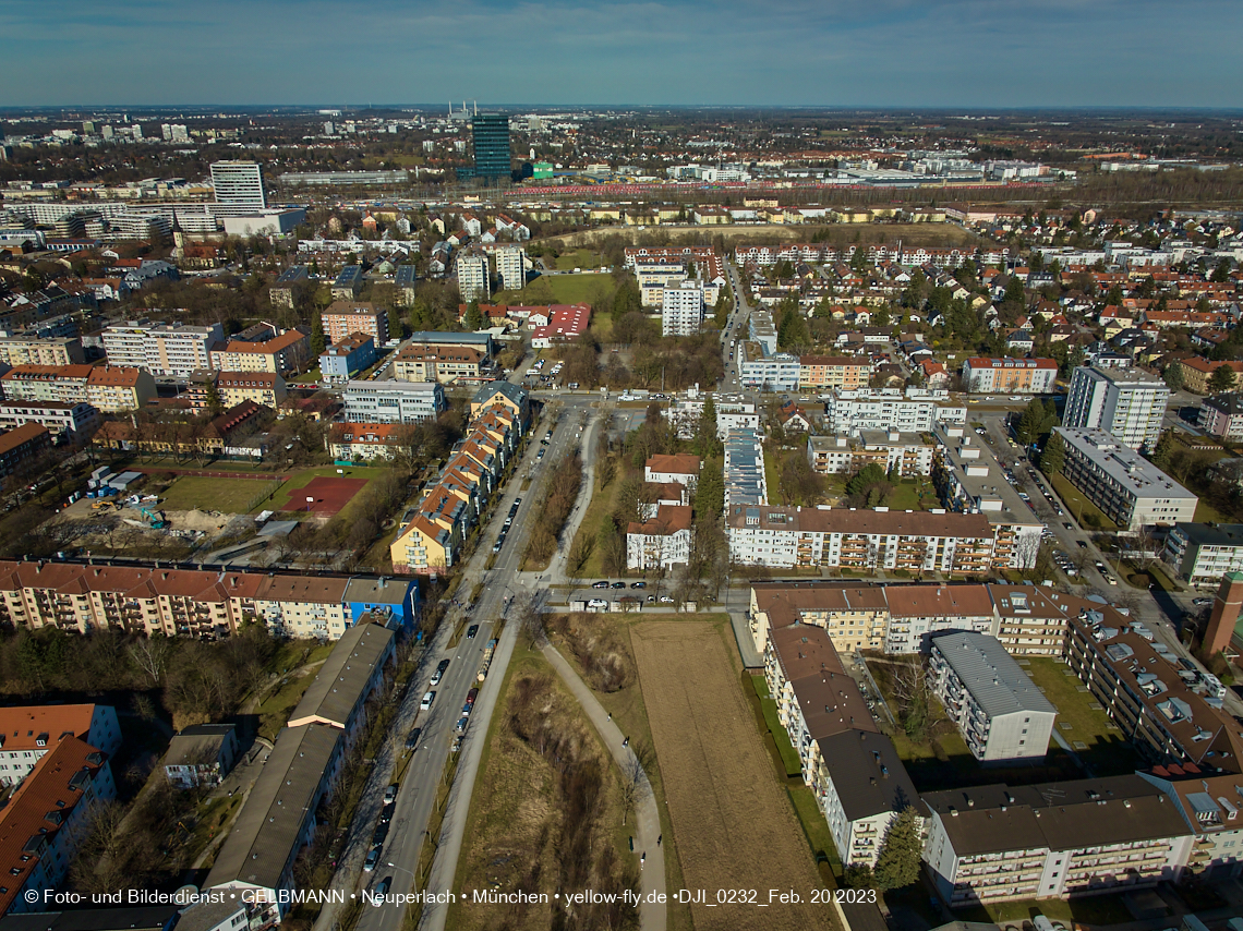 20.02.2023 -  der verschwundene Hachinger Bach in Neuperlach und Berg am Laim